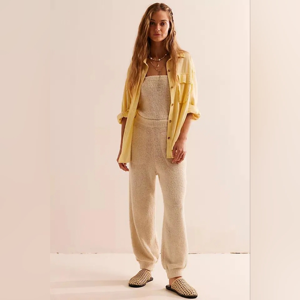 Free People Beach Claire Onepiece Jumpsuit